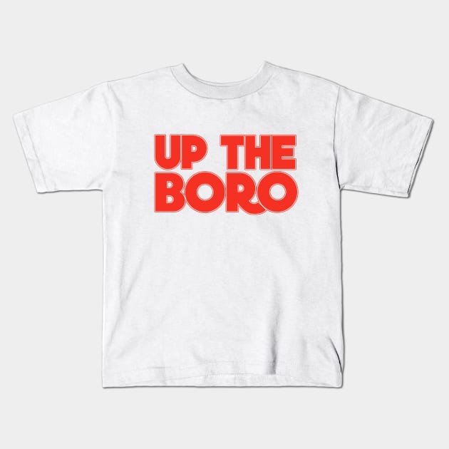 Up The Boro Kids T-Shirt by FootballArcade